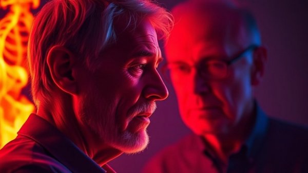 Understanding Inflammation Isn't Healing concept with contrasting figures.