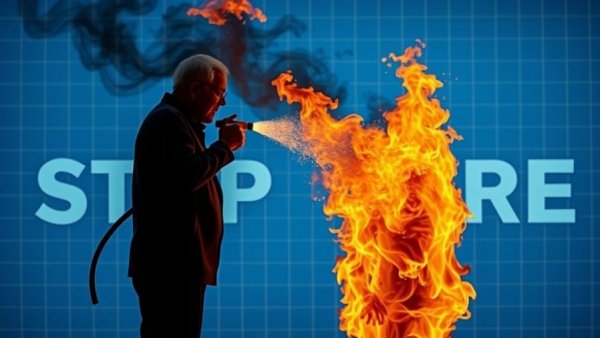 Conceptual image about natural health and inflammation with man speaking.