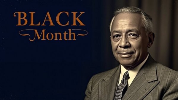 Vintage portrait of Dr. Fred Rubel for Black History Month