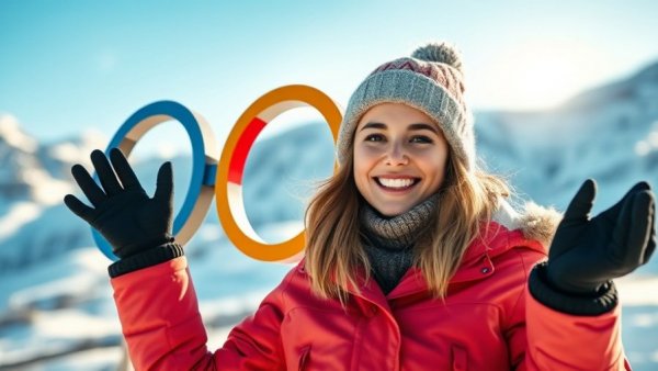 Ohio State experience at Milano Cortina Games with Team USA in snowy setting.