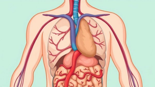 Anatomical illustration showcasing circulatory system during exercise.