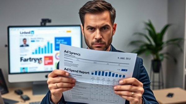 B2B Client Acquisition Strategies: LinkedIn ad spend insights.