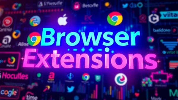 Useful browser extensions for productivity 2026 vibrant logo.
