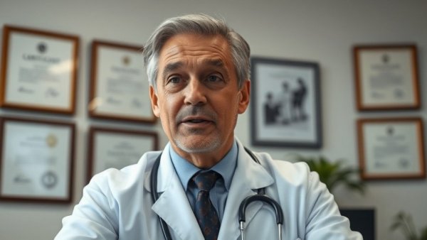 Dayton Health News interview with doctor in office setting.