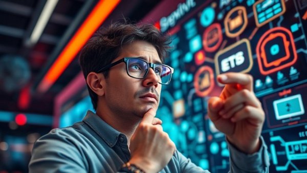 Dynamic image on how to do topic research for AI platforms