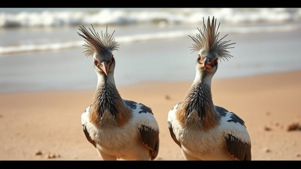 Funny pet stories featuring crested birds strutting humorously.