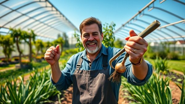 Gardening tips for maximizing onion size with proper watering techniques in sunlight.