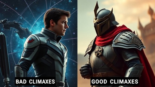 Bad Climaxes vs Good Climaxes - Two heroes facing off.
