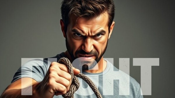 Intense man gripping dog leash, highlighting dog walking techniques.