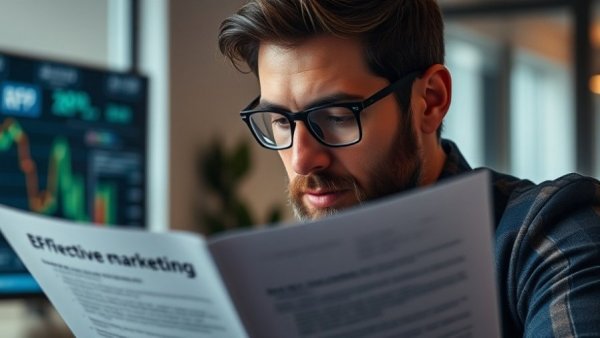 Expert reviewing marketing RFP for effective results.