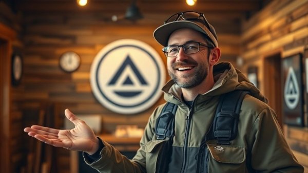 Pet Lovers Tips: Man in rustic setting sharing advice.