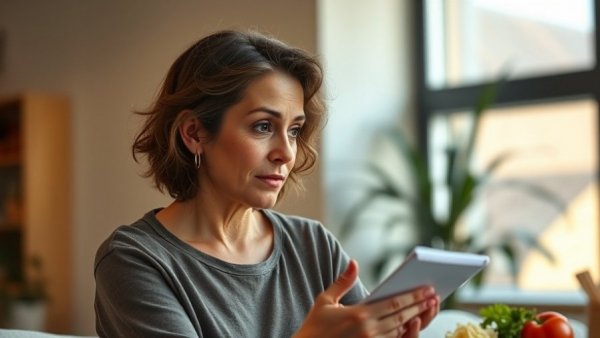 Woman discussing nutritional diet for teen girls, indoor setting.
