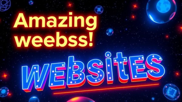 Vibrant poster highlighting amazing websites for productivity and wellness.