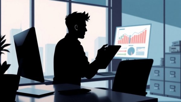 Unfair advantage concept illustrated in real estate office.