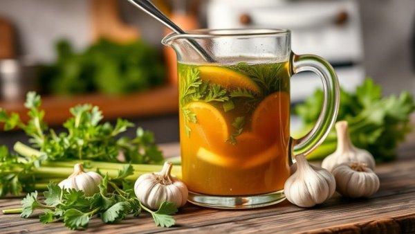 Rich vegetable stock on Ohio healthy dining menu