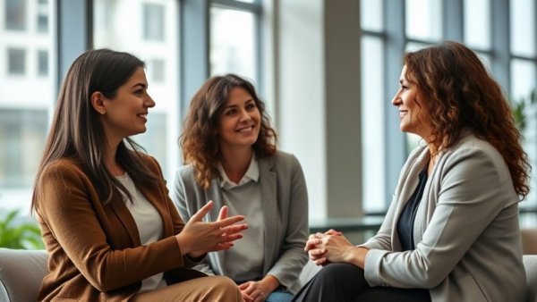 Sara's Stroke Journey in Dayton, Ohio, two women in a bright room.