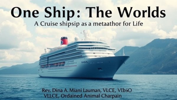 One Ship, Two Worlds: A Cruise Ship as a Metaphor for Life, by Rev. Dina A. Miani Lauman, VLCE, Ordained Animal Chaplain