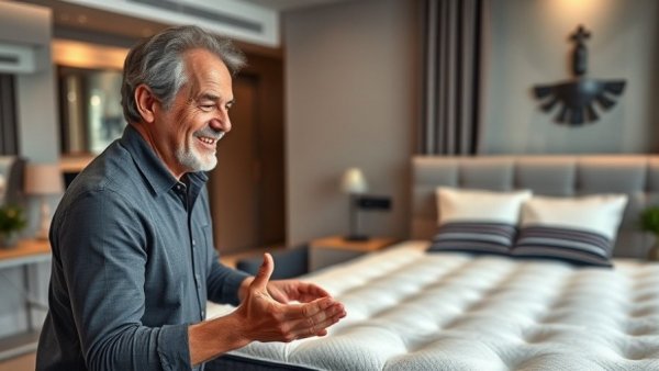 Best Mattress for Seniors: Helix Midnight Luxe review in modern bedroom.