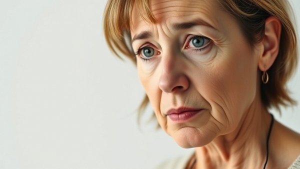Close-up of woman discussing Mediterranean diet insights.