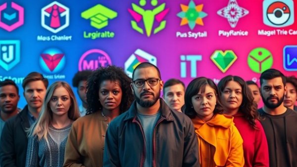 SEO marketing changes forever with diverse group and tech logos.