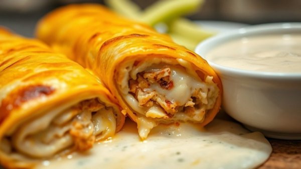 Easy Chicken Enchiladas for Busy Weeknights: cheesy, fresh-baked dish.
