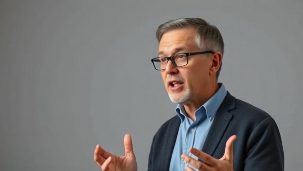 Man discussing how to boost mitochondrial health with earnest expression.