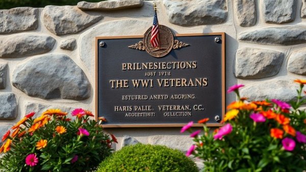 Veterans Heritage Act 2026 plaque honoring WWI veterans.