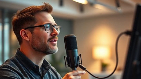 Engaged man discusses digital marketing strategies in a casual setting.