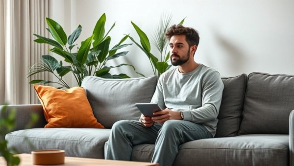How to Actually Use AI: person considering AI use on a sofa