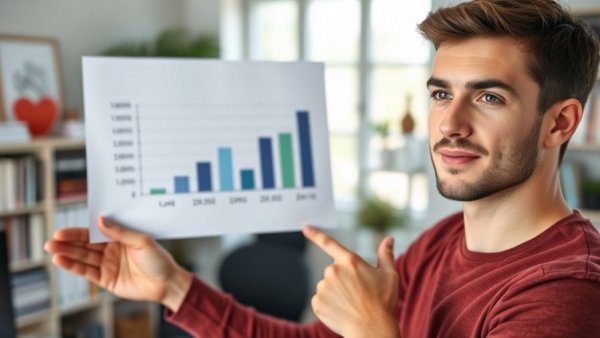 Young presenter explaining growth chart in modern office, Zero Revenue Newsletter Strategy