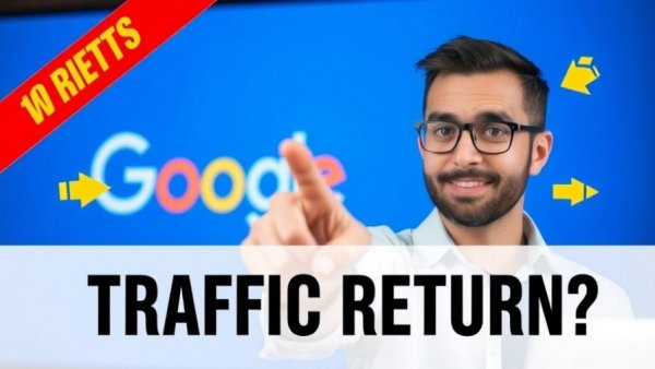 Digital marketing strategies thumbnail with person pointing at Google logo.