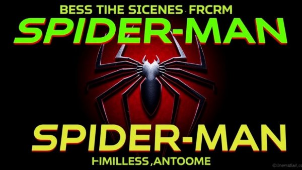 Best Scene from Every Spider-Man Movie with spider emblem
