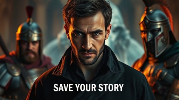 Cinematic scene depicting importance of midpoints in storytelling concept.
