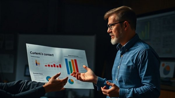 AI Content Creation vs Human Writers debate with chart backdrop