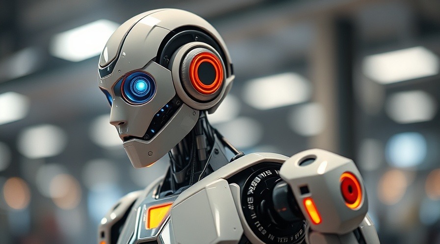 Futuristic Robot AI showcasing advanced technology and design.