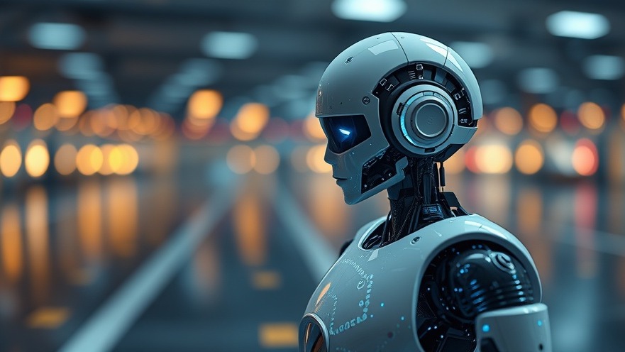 Realistic AI robot images showcasing future technology with computer software.