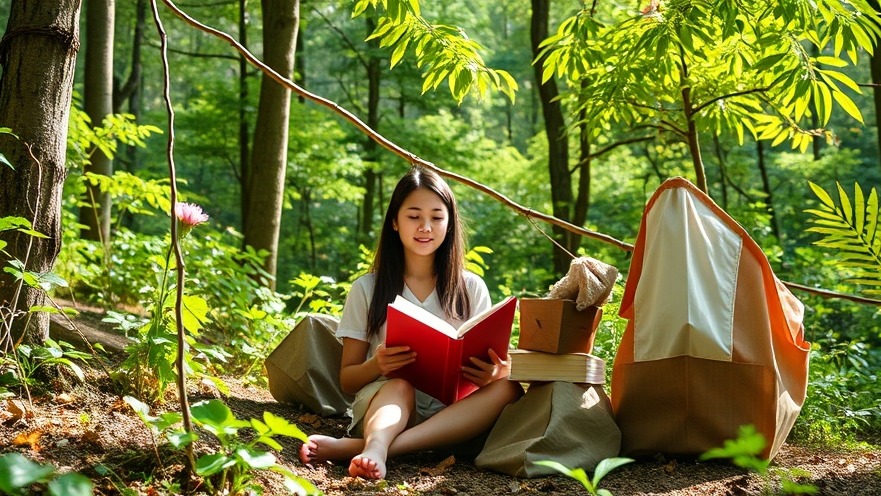 Real photo of educated people enjoying nature, highlighting education's role in environmental connection.