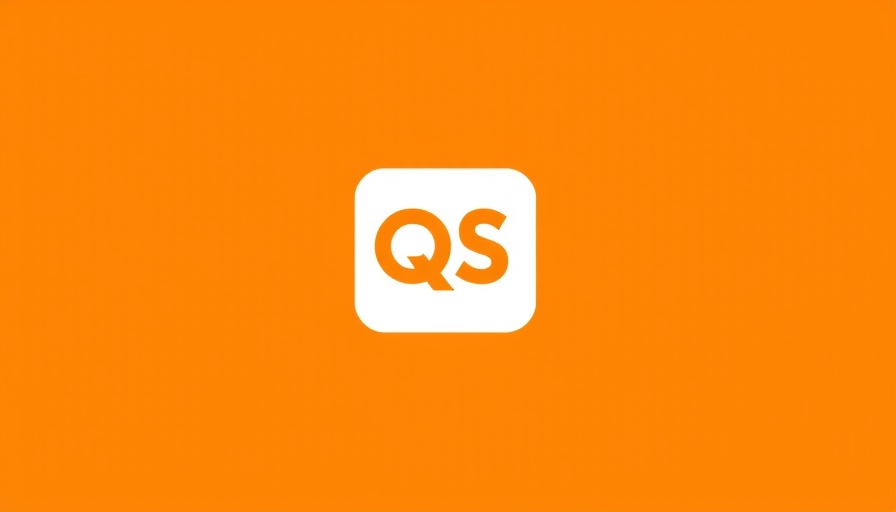 QS logo in orange background, related to Sustainability Rankings