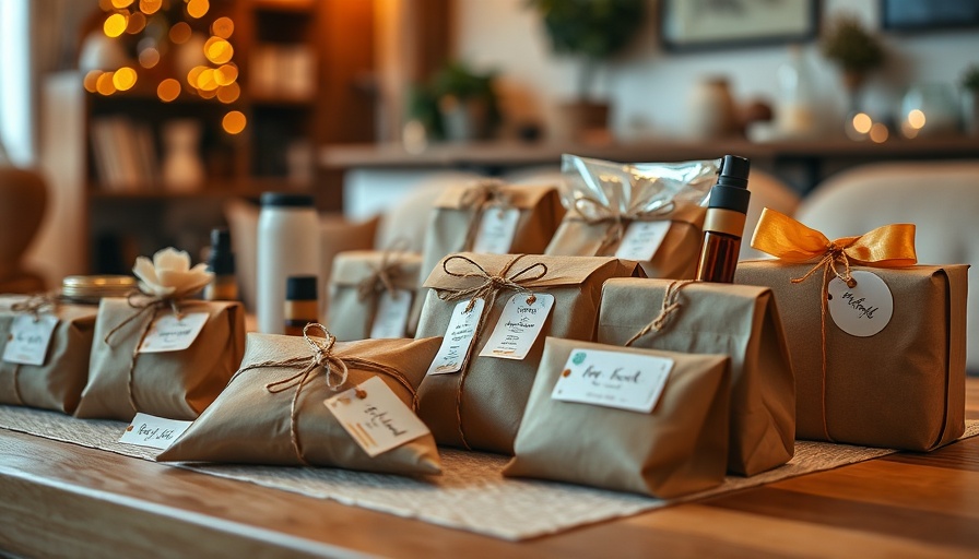 DIY beauty gifts neatly arranged with warm candlelit ambiance.