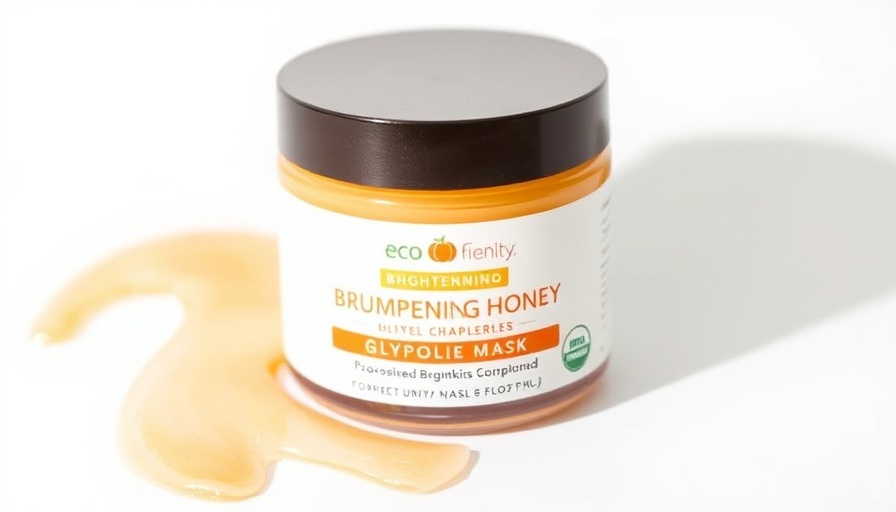 Brightening Pumpkin Honey Glycolic Mask, sustainable skincare packaging