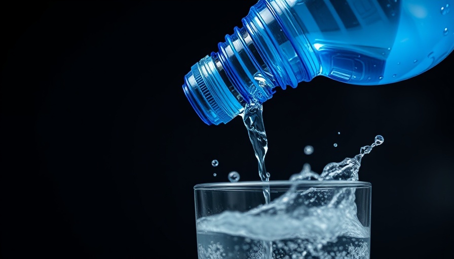 Sierra Club Film water bottle pouring water into glass