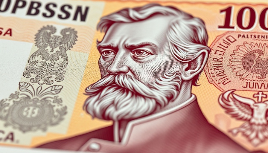 Detailed Polish currency close-up highlighting financial sustainability