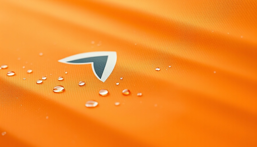 HyperBead tent fabric with water droplets showcasing durability.