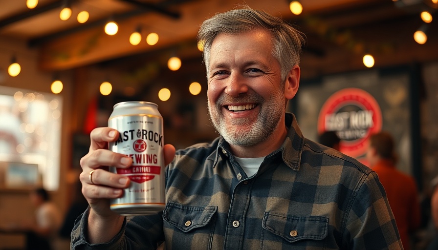 East Rock Brewing enthusiast displaying Winter Lager.