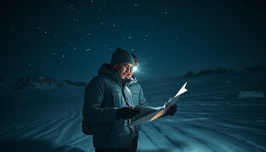 Wolf reintroduction at night in snowy landscape, headlamp light.