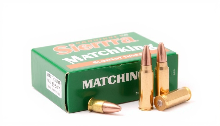 Close-up of Sierra MatchKing bullet box with bullets for RCBS rebate.