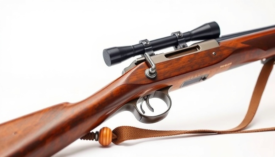 Vintage Evans rifle on white background showcasing craftsmanship.