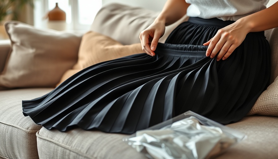 Close-up of modular fashion unpacking on a sofa, cozy setting.