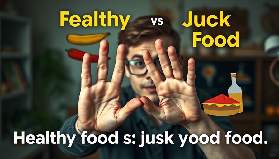 Person contrasting diets with healthy and unhealthy foods, focus on insulin regulation.
