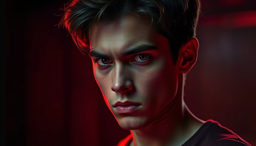 Intense young man representing villain concepts, highlighting 10 Villain Problems.